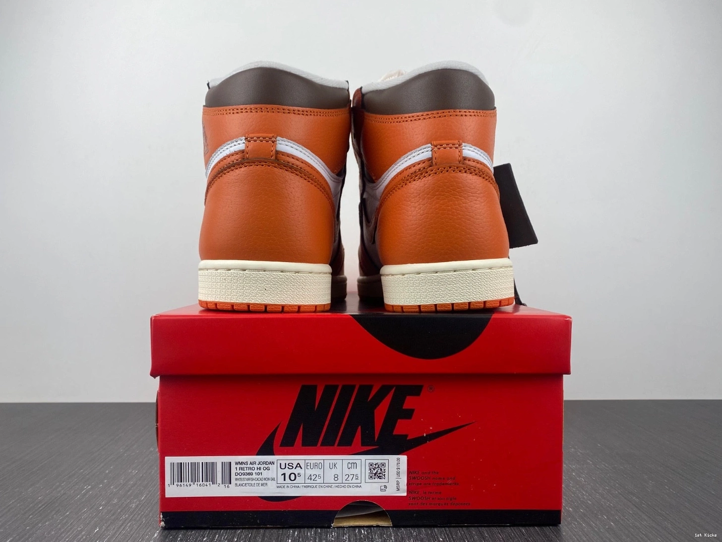 Air DO9369-101 High 1 WMNS OG “Starfish” Jordan 0924